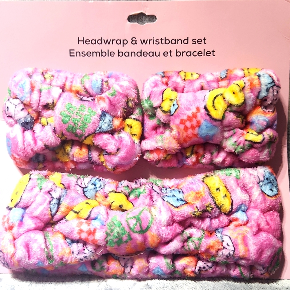 SOLD - Headwrap & Wristband set